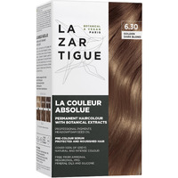 Lazartigue La Couleur Absolue 6.30 Golden Dark Blond, Permanent Hair Color with Botanical Extracts, Coloring Kit, Vegan, Cruelty-Free, Ammonia-Free