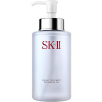 SK-II Facial Treatment Cleansing Oil - Gentle Makeup Remover Oil & Face Cleanser - Improves Texture, Dullness & Dryness for a Visibly Smoother Complexion (8.4 oz)