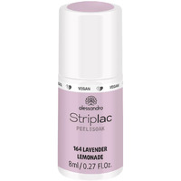 alessandro Striplac Peel or Soak Nail Polish - Long Lasting Wear - Quick Drying Time - Offers a Variety of Colors - Delivers Professional Results - Vegan - Cruelty Free - Lavender Lemonade - 0.27 oz