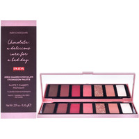 Pupa Milano Zero Calorie Chocolate Eyeshadow Palette 002 Ruby Chocolate - 7-Shade Shadow Collection with Matte, Satin, and Metallic Colors - High Pigment Formula - Soft, Blendable Texture - 0.329 oz