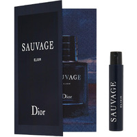 Dior Sauvage Elixir 0.03 Fl Oz / 1 mL Deluxe Travel Size Vial Lot Of 2 (0.06)