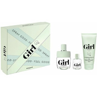 Rochas GIRL, EDT SPRAY 3.4 OZ & SHOWER GEL 3.4 OZ & EDT SPRAY 0.15 OZ MINI