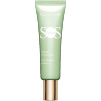 Clarins SOS Make-up Primer Green | Color Correcting | 24H Hydration* |Hydrating Primer | Blurs Imperfections, Boosts Radiance, and Preps Skin | All Skin Types | 1.0 Ounce