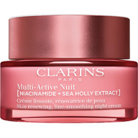 Clarins Multi-Active Renewing Night Moisturizer with Niacinamide | Smooth Fine Lines | Visibly Tighten Pores | Even Tone and Texture | Boost Glow | Strengthen Moisture Barrier | All Skin Types