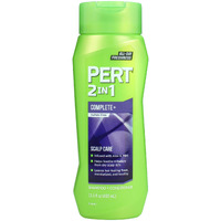 Pert 2 in 1 Complete Plus Scalp Care Shampoo and Conditioner - Itchy Scalp Treatment - Sulfate Free Shampoo and Conditioner for Healthy Hair - 13.5 oz