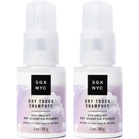 SGX NYC Dry Touch Shampuff - Volumizing Dry Shampoo Powder That Absorbs Excess Oil - Non Aerosol Dry Shampoo - Fresh and Bouncy Hair - 2 pc