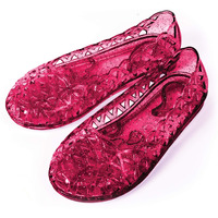 Del Sol Color-Changing Jelly Shoes - Princess Slipper - Changes Color from Clear to Pink in The Sun - Sturdy and Stylish, Made from USA Certified PVC - Kids 10