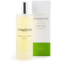 Aromaworks Inspire Room Mist - - Warm Aroma Combines Top Notes Of Spicy Black Pepper And Freshness Of Lime - 3.38 Oz Room Spray