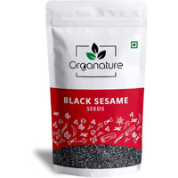 Organature Fresh and Natural Black Sesame Seeds | Kaale Til | Tal | Indian Spice - Pack of (900 Grams)