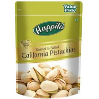 Happilo Premium Californian Roasted & Salted Pistachios 500 gms Value Pack | Pista Dry Fruit, Shelled Nuts Super Crunchy & Delicious Healthy Snack | Vitamins & Minerals Rich