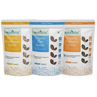 Neuherbs Super Seeds Mix Combo of Pumpkin Seed 200g,Sunflower Seed 200g, Flax Seeds 400g