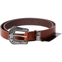 trysco, Pure Genuine Leather, Girls/Women Multi Purpose Belt (Waist Size -30") (width 23MM) (TAN)