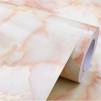 KASHIVAL Marble Wallpaper for Home Walls Orange Marble Wall Paper for Bathroom Self Adhesive Waterproof Removable Wall Paper Roll Oil Proof Kitchen Countertop wall wallpapers, marble sticker, kitchen platform stickers, Jade marble wallpapers for table, sticker for furniture, wall paper (Z Marble A34 60*200Cm)