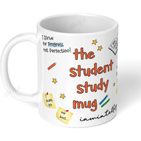 Akipi The Student Study Mug - Perfect Back-to-School or College Gift for Student - 11oz Ceramic Coffee Cup ARM579