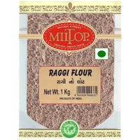 Miltop Ragi Flour | Nachini Atta | Finger Millet Puttu Powder | Export Quality(2 Kg)(pack of 2)