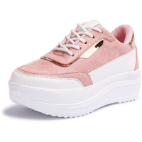 Vendoz Women White Pink White Sneakers - 39 EU