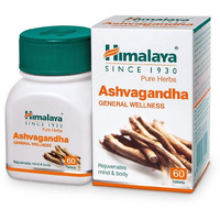 Himalaya Ashvagandha - General Wellness Tablets, 60 Tablets | Stress Relief | Rejuvenates Mind & Body