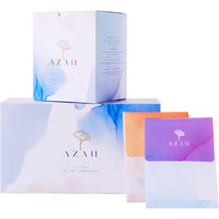 AZAH Sanitary Pads for Women (Pack of 15 Regular) 100% Organic Sanitary Pads for Women With Disposable Bag Cotton Sanitary Pads for Women