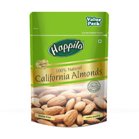 Happilo 100% Natural Premium California Almonds 1kg Value Pack Pouch | Premium Badam Giri | High in Fiber & Boost Immunity | Real Nuts | Whole Natural Badam