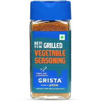 CRISTA Grilled Vegetable Seasoning | BBQ Mixed Spices Blend | Multipurpose, Fresh & Flavourful | Zero added Colours, Fillers, Additives & Preservatives | Vegan | 50 gms