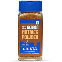 CRISTA Nutmeg Powder | Ground Jaiphal | Zero added Colours, Fillers, Additives & Preservatives | Farm Fresh, Premium Grade Quality, Natural & Fresh | 50gms