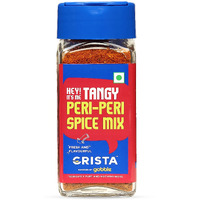 CRISTA Tangy Peri-Peri Spice Mix | Exotic Spices | Multi-purpose Seasoning | Trans Fat Free | Vegan | Zero added Colours, Fillers, Additives & Preservatives | 45 gms