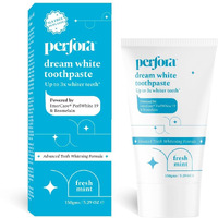 Perfora Teeth Whitening Toothpaste For Stain Removal - 150 g | SLS & Fluroide Free Toothpaste | N-Ha For Teeth Remineralisation | No Artificial Sweetners | Toothpaste For Kids & Adults | Tripe Mint