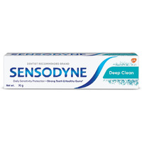 Sensodyne Deep Clean 70g Toothpaste, Sensitive tooth paste for advanced cleaning and lasting freshness