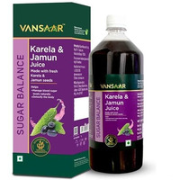 Vansaar Karela & Jamun Juice-1L| Blood sugar level management | Suitable for diabetes & prediabetes care