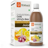 Krishna's Cholesterol Care Juice - 500 ml | Contains Honey with Apple Cider Ginger Garlic, Sugar Free, Health Drink