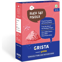 CRISTA Himalayan Black Salt Powder | Kala Namak | Sanchal Powder | Zero added Colours, Fillers, Additives & Preservatives | Light pink | Natural | 500 gms