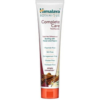 Himalaya Botanique Complete Care Toothpaste - Simply Cinnamon | Free from Fluoride & SLS | For Fresh Breath and Clean Mouth | 150g