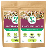 Little Moppet Foods Sprouted Sathumaavu Mix - 200g (200 Gram- Pack of 2)