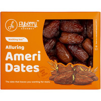 Flyberry Gourmet Ameri Dates (Khajoor/Khajur) 1kg | 100% Natural | Rich in Calcium, Iron and Potassium | Instant Energy