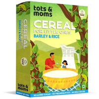 Tots & Moms Foods | Natural & Wholesome Food Mix with Kerala Banana -200g (Barley & Rice Cereal)