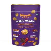 Happilo Premium Super Snack Magic Masala Peanut 150g, Crunchy and Nutty, High in Protein and Dietary Fibre