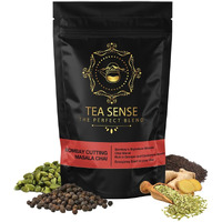 Tea Sense Bombay Cutting Masala Chai | 200g Loose Tea | Kadak and Traditional Blend | CTC Tea, Cardamom, Fennel, Dried Ginger, Black Pepper | 80+ Cups