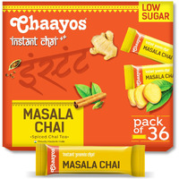 Chaayos Instant Tea Premix - Masala Chai Flavour - Low Sugar (36 Sachets) | Instant Tea | Tea Premix | Masala Tea | Masala Chai | Assam Tea | Flavored Tea | Tea Masala Mix