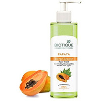 Biotique Papaya Deep Cleanse Face Wash | Gentle Exfoliation | Visibly Glowing Skin | 100% Botanical Extracts| Suitable for All Skin Types | 200ml