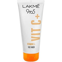 LAKM 9To5 Vitamin C Facewash With Microcrystalline Beads For Refreshed & Glowing Skin 100 g