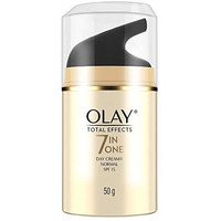 Olay Total Effects Day Cream with SPF 15 | Fights 7 Signs of Ageing | With Niacinamide and Green Tea Extracts | Normal, Oily, Dry, Combination Skin | 50g