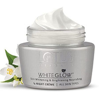 Lotus Herbals Cream, White Glow Skin Whitening And Brightening Nourishing Night Creme | 60g (Pack of 1)