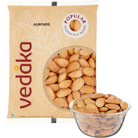 Amazon Brand - Vedaka 100% Natural California Almonds | 200g | Premium Badam | High in Fiber | Hygienically Packed | Grade - Independence