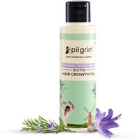 Pilgrim Spanish Rosemary & Biotin Hair Growth Oil to Control Hair Fall & Strengthens Hair 100ml | Rosemary essential oil for hair growth | Reduces Hair Fall | Strengthens Hair