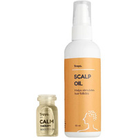 Traya Scalp Oil with Calm Oil Shots for Stress Relief and Calm Sleep | Contains Coconut Oil, Bhringraj Oil for Hair, Ylang Ylang Essential Oil and ORPL(87ml)