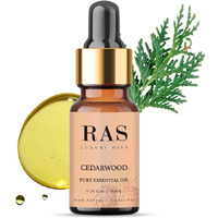 RAS Luxury Oils Cedarwood Pure Essential Oil | Help soothe Redness, Itchiness & Dryness In Skin | Enhance Scalp Circulation & Stimulate Hair Growth | Relieves Stress & Calms Mind | Natural & Organic