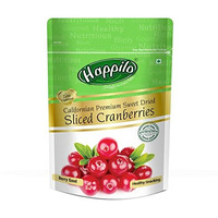 Happilo Premium Californian Dried and Sweet Sliced Cranberries, 200 g