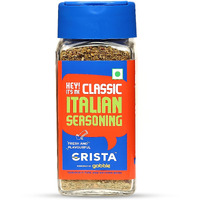 CRISTA Classic Italian Seasoning | Pizza & Pasta Seasoning | Vegan | Fresh & Flavourful | Zero added Colours, Fillers, Additives & Preservatives | 40 gms