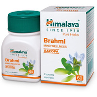 Himalaya Wellness Pure Herbs Brahmi Mind Wellness |Improves Alertness | Pack Of 60 Tablet