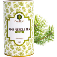 One Herb - Pine Needle Tea 75g, Rich in Vitamin A and C, Boosts Immunity, Helps Relieve Cough & Cold, Full of Antioxidants, Caffeine Free, Herbal Tea